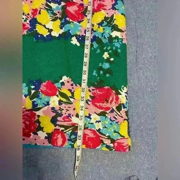 Talbots Floral Cotton Stretch seath dress size 10 - Picture 8 of 9